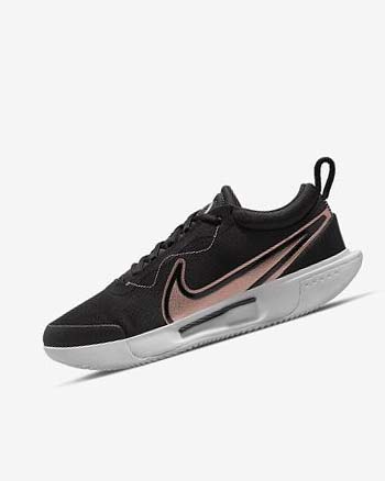 Nike Court Zoom Pro Negros Blancos Metal Rojos Marrom | MX 2441